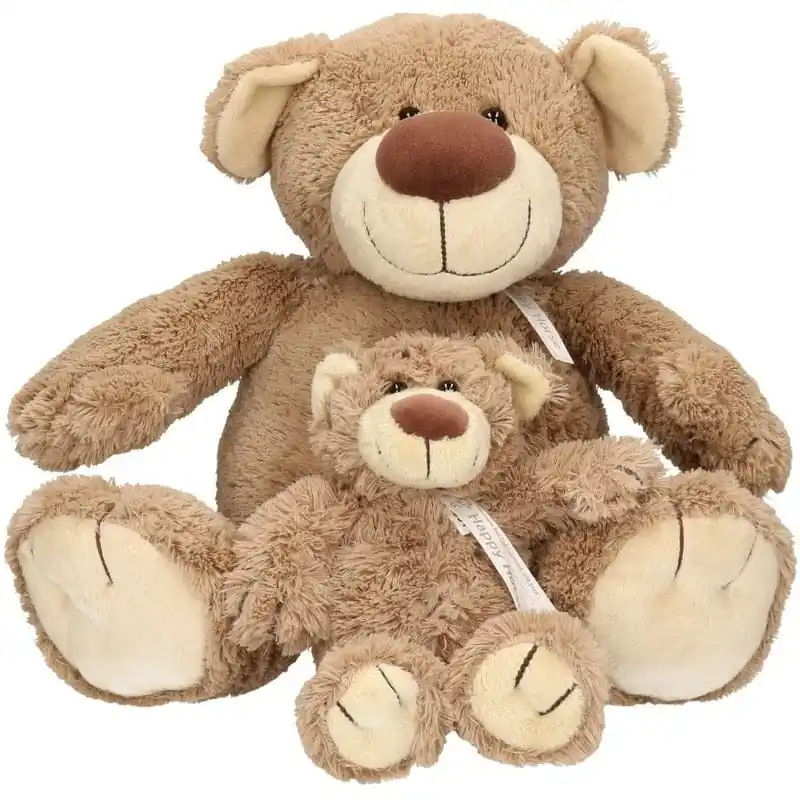 Happy Horse Bella mama en kind beer - pluche - 40 en 22 cm Koop Vandaag