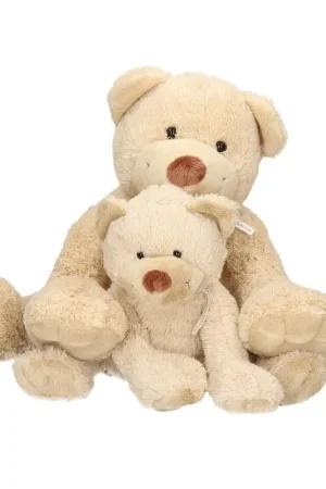 Happy Horse Boogy knuffelberen set - pluche - 35 en 24 cm Premium