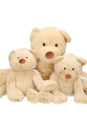 3x Pluche Boogy knuffelberen - mama en kind - 35/24 cm Favoriet