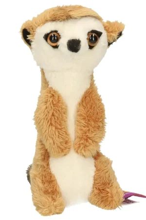 Stokstaartje knuffel sleutelhanger - pluche - 10 cm - dieren Hete Deal