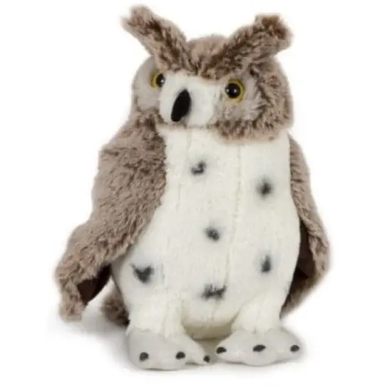 Heunec oehoe uil knuffel - pluche - 20 cm - bruin wit - vogel Laatste Kans