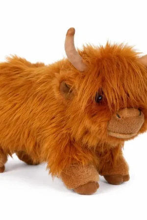 Heunec Schotse Hooglander knuffel - pluche - 30 cm - bruin Flitsaanbieding