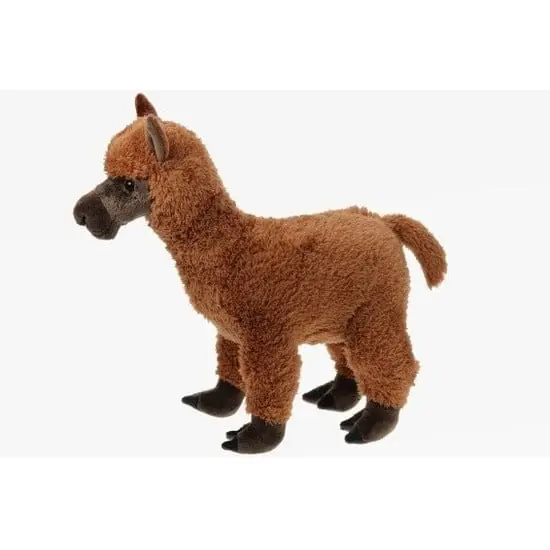 Beperkt Aanbod Grote bruine alpaca knuffel - pluche - 40 cm - lama
