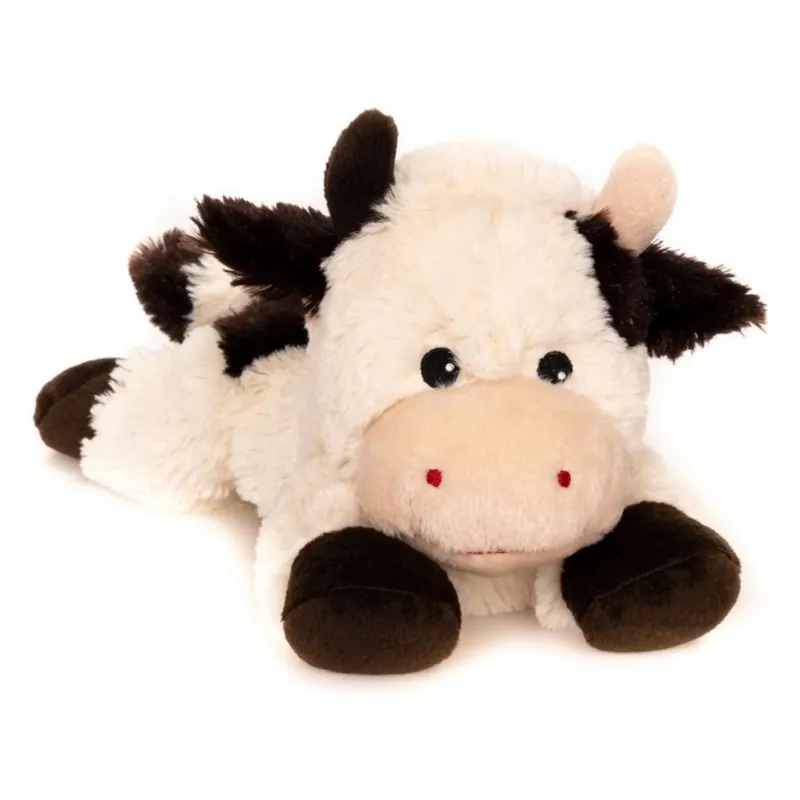 Habibi koe magnetronknuffel - warmteknuffel - 28 cm - pluche Hete Deal