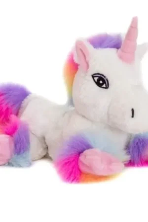 Habibi warmte- en koelknuffel eenhoorn - pluche - 18 cm Exclusieve Aanbieding