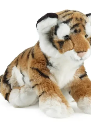Beperkte Voorraad Tijger welp knuffel - pluche - 35 cm - safaridier