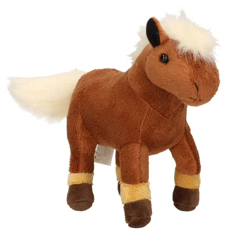 Cornelissen paardenknuffel - bruin pluche - 25 cm - boerderijdier Koopje