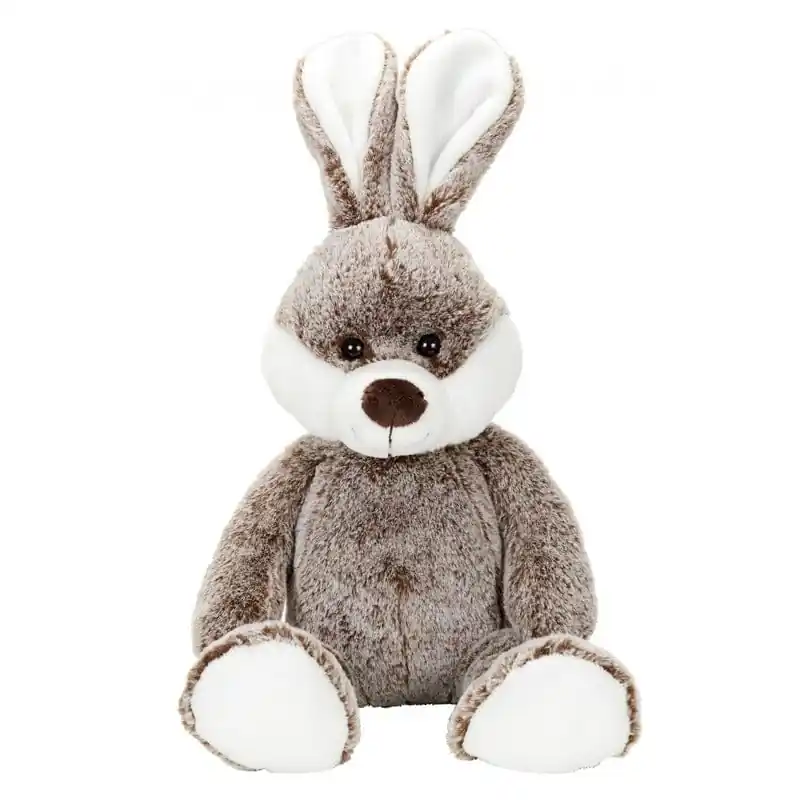 Veilige Betaling MBW pluche konijn - bruin - knuffel - 22 cm - boerderijdier
