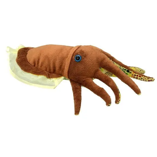 Wild Planet octopus knuffel - bruin - pluche - 25 cm Alleen Vandaag