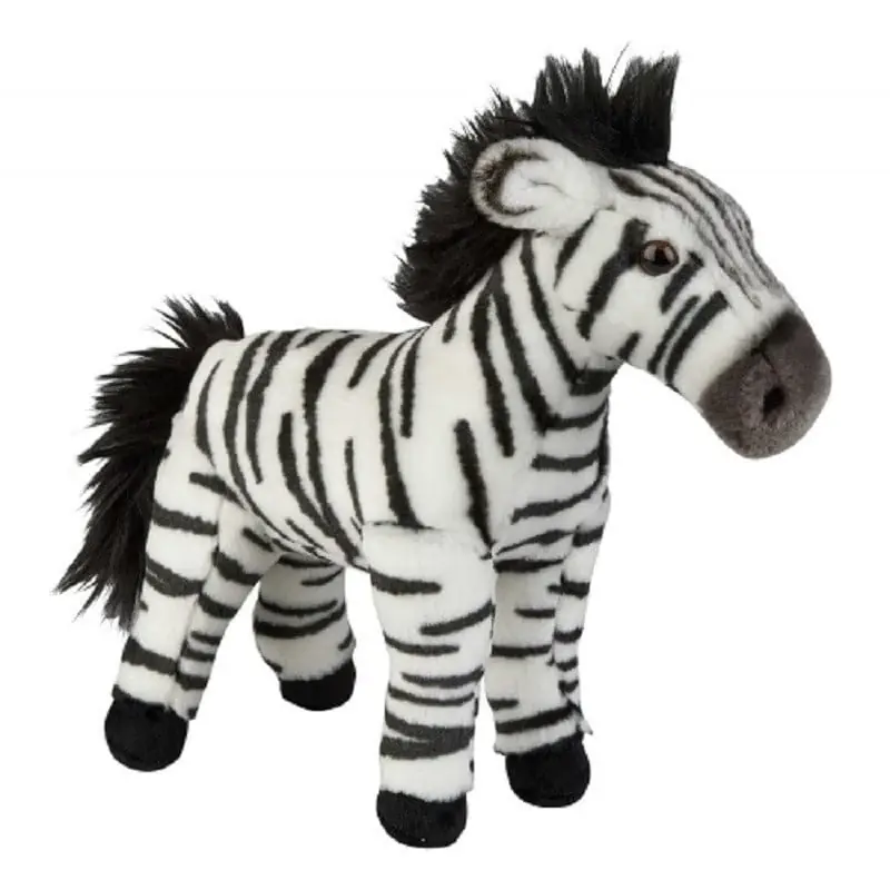 Ravensden zebra knuffel - pluche - zwart/wit - 28 cm Nieuw