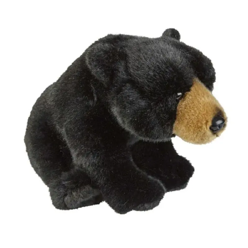 Pluche zwarte beer knuffel - 28 cm - knuffeldier - cadeau Snelle Levering