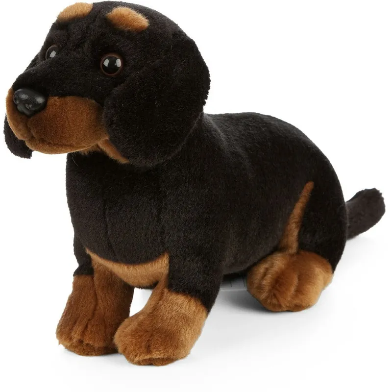 Nieuw Living Nature teckel knuffel - pluche - 20 cm - hondenknuffel