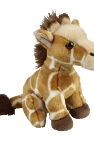 Actieprijs Pluche giraffe knuffel - 18 cm - safaridier - knuffel