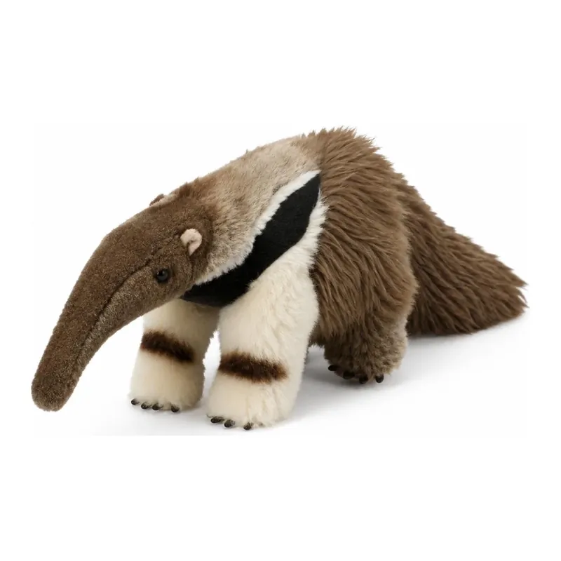 Bestseller Ravensden miereneter knuffel - pluche - bruin - 32 cm - dierenknuffel