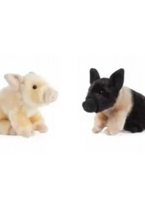 Set van 2 pluche varkens knuffels - 20 cm - biggen Exclusieve Aanbieding