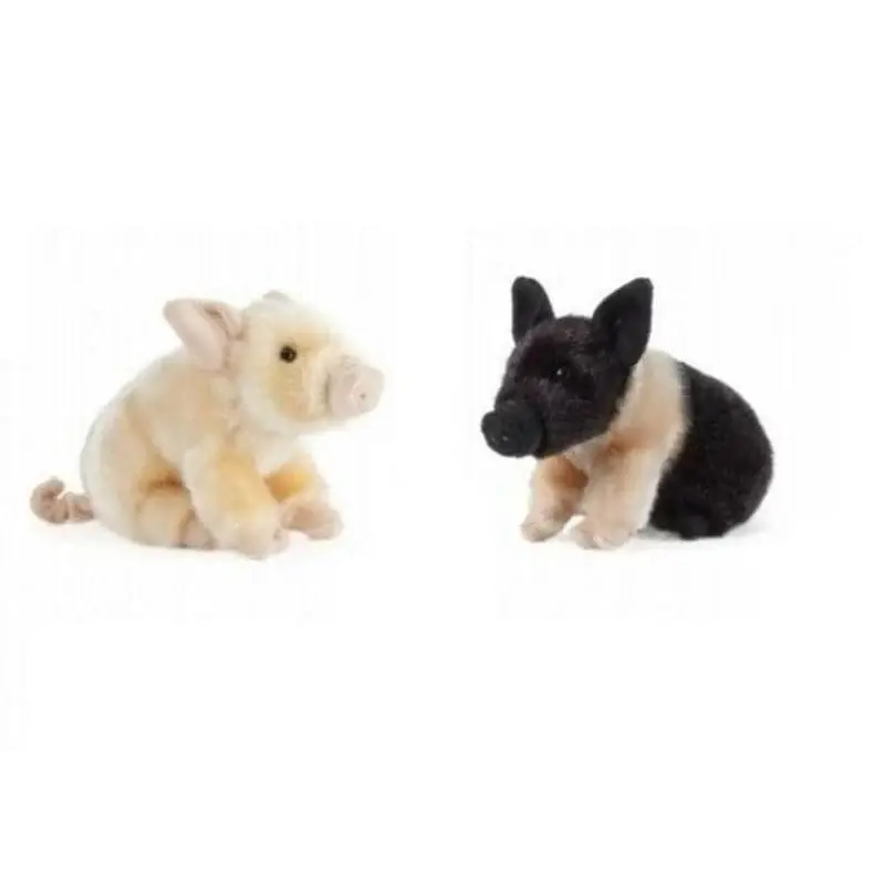 Set van 2 pluche varkens knuffels - 20 cm - biggen Exclusieve Aanbieding