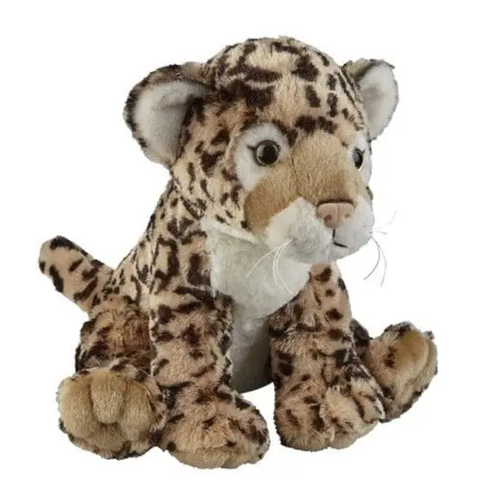Premium Ravensden jaguar knuffel - pluche - 30 cm - bruin - dierenknuffel