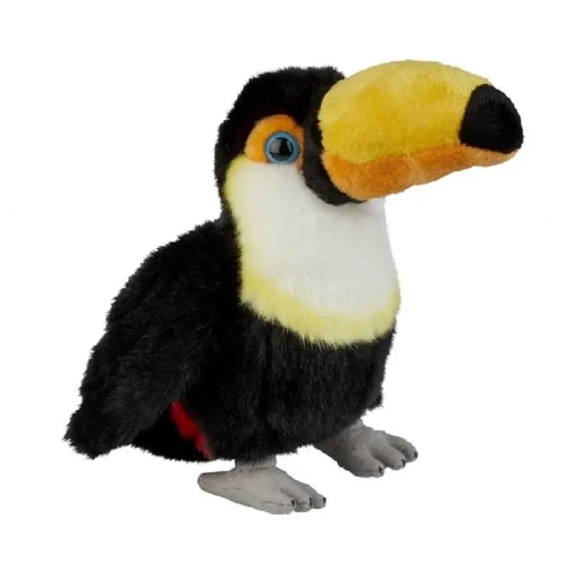 Must-Have Ravensden toekan knuffel - pluche - 18 cm - vogelknuffel
