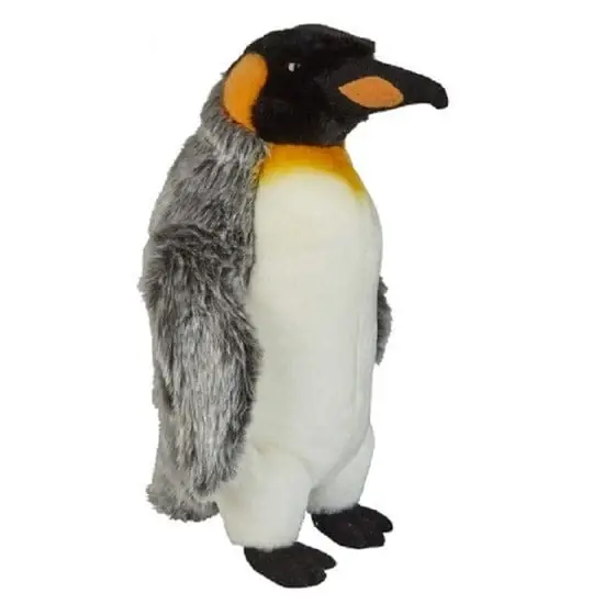Koningspinguïn knuffel - pluche - 32 cm - pooldieren Dagaanbieding