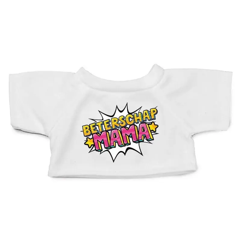 Bestseller Clothies knuffelkleding - pop art - beterschap mama - wit - M