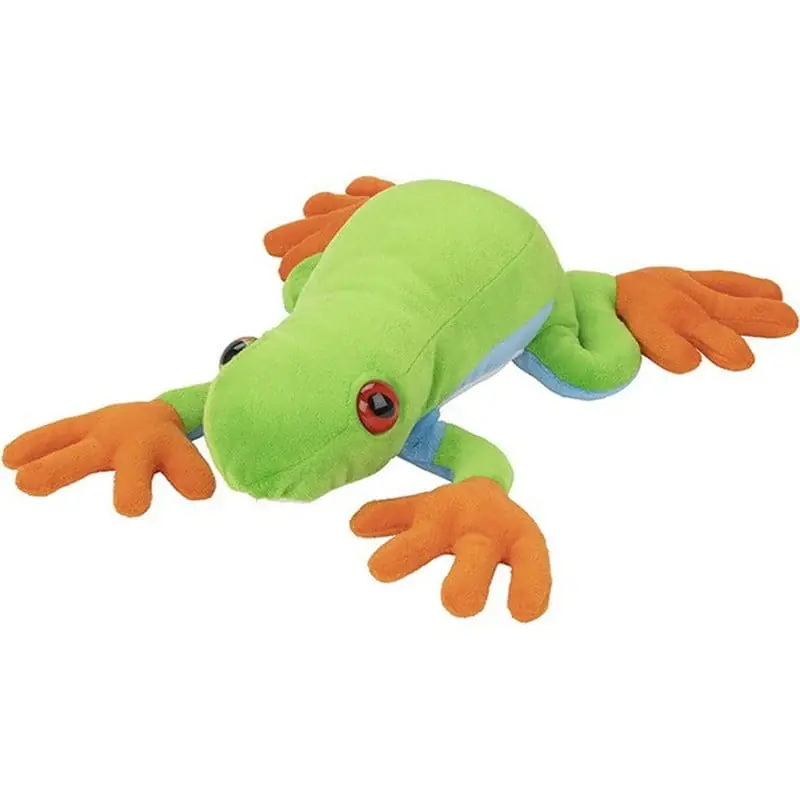 Favoriet Boomkikker knuffel - pluche - 36 cm - rood oog