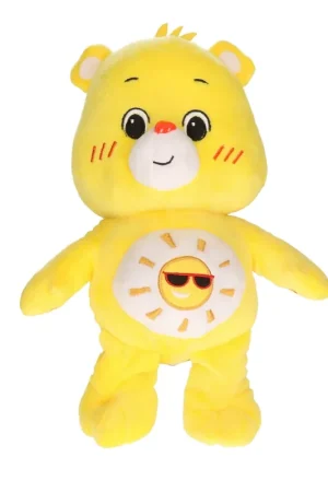 Troetelbeertjes knuffel - geel - pluche - 28 cm - cartoon - knuffel Koopje