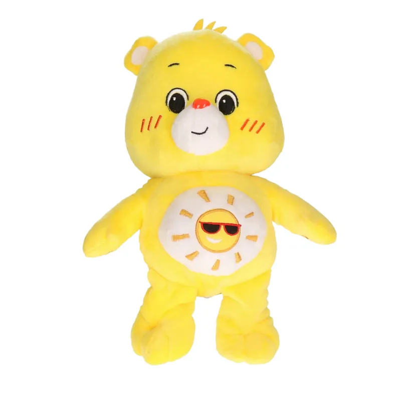 Troetelbeertjes knuffel - geel - pluche - 28 cm - cartoon - knuffel Koopje
