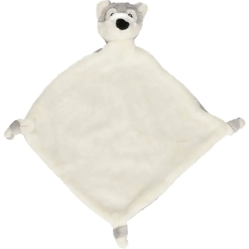 Nature Planet wolf tutteldoekje - zacht pluche - 40 x 40 cm - baby knuffeldoekje Aanbieding