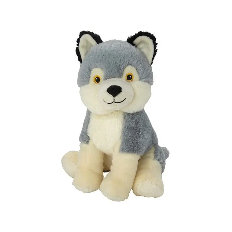 Nature Planet wolf knuffel - pluche - 25 cm - bosdier - speelgoed Korting