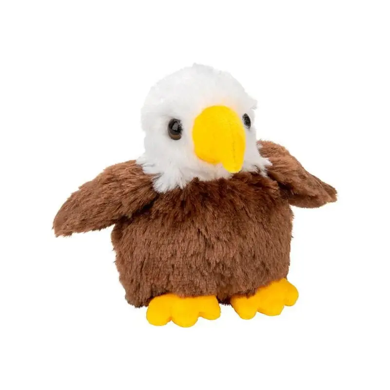 Nature Planet Amerikaanse zeearend knuffel - pluche - 13 cm - vogel cadeau Gratis Retour