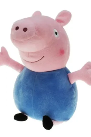 Gratis Retour Peppa Pig knuffel - pluche - blauw - 28 cm - speelgoed