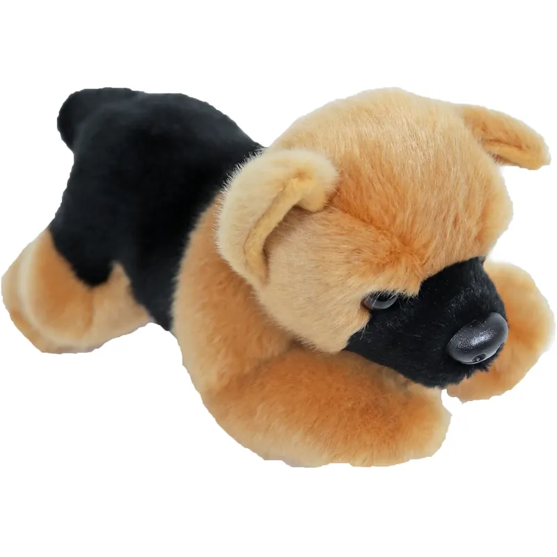 Actieprijs Duitse Herder knuffel - pluche - 20 cm - liggend - hond