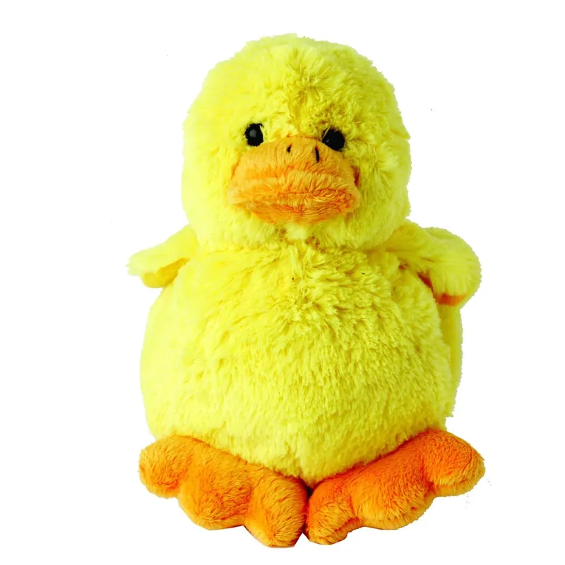 Op = Op Schmoozies kuikentje - pluche - geel - Pasen - 16 cm