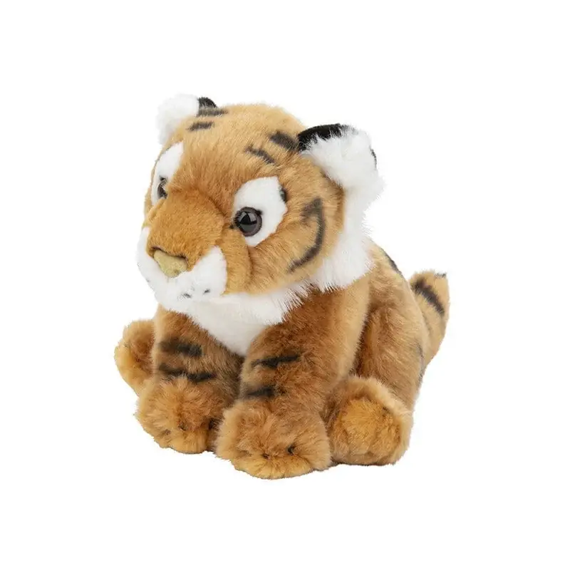 Op = Op Nature Planet tijger knuffel - pluche - 18 cm - dierenknuffel