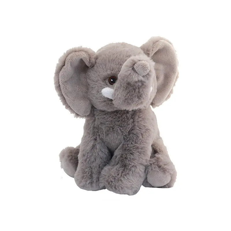 Meest Verkocht Pluche olifant knuffel - grijs - 19 cm - savanne