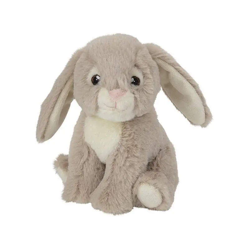 Beperkte Voorraad Nature Planet konijn knuffel - pluche - 16 cm - beige
