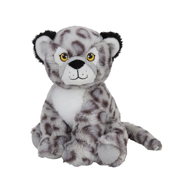 Voordeelprijs Sneeuw luipaard knuffel - pluche - 19 cm - dierencadeau