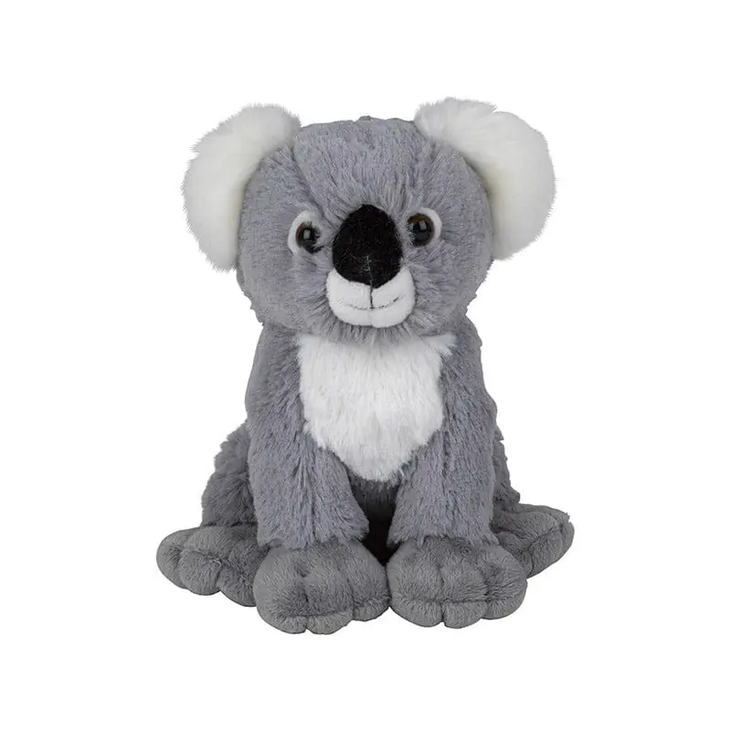 Nature Planet koala knuffel - pluche - 19 cm - grijs - dierenknuffel Lage Kosten