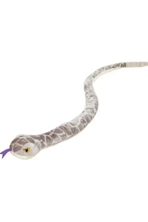 Amerikaanse ratelslang knuffel - pluche - 145 cm Gereduceerde Prijs
