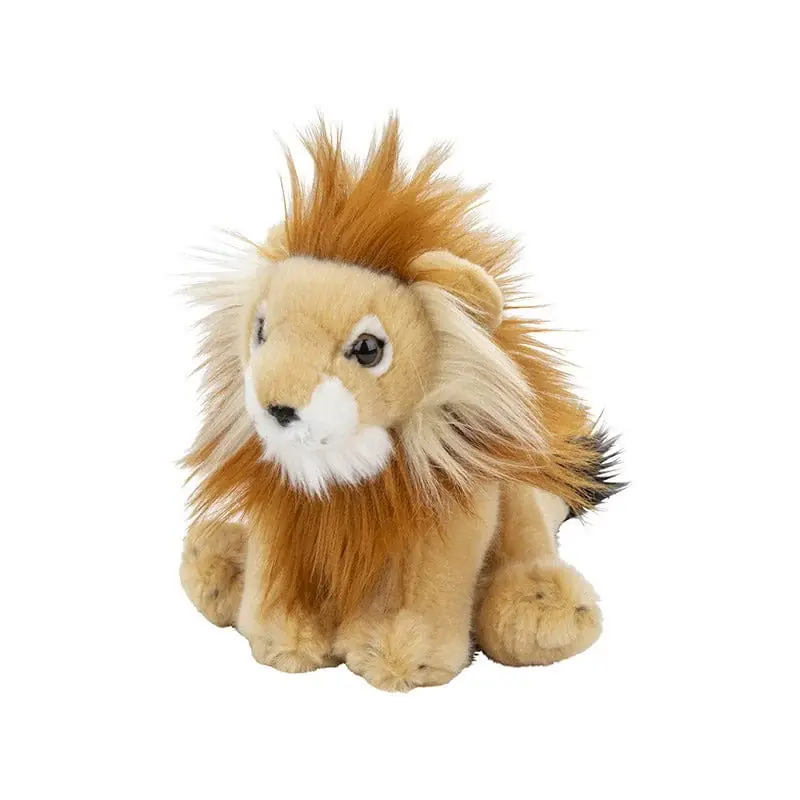 Betaalbaar Pluche leeuw knuffel - 18 cm - zachte dierenknuffel