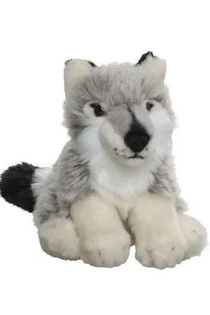 Voordeelprijs Nature Planet wolf knuffel - pluche - 16 cm - zacht