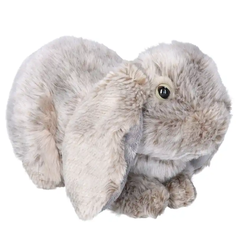 Voordeelprijs Nature Planet hangoor konijn knuffel - grijs - 28 cm - pluche