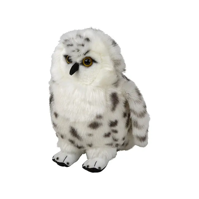 Nature Planet sneeuwuil knuffel - pluche - 18 cm - uil - vogels Snelle Levering