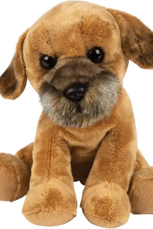 Border Terrier knuffel hond - pluche - 22 cm - hondenknuffel - speelgoed Must-Have