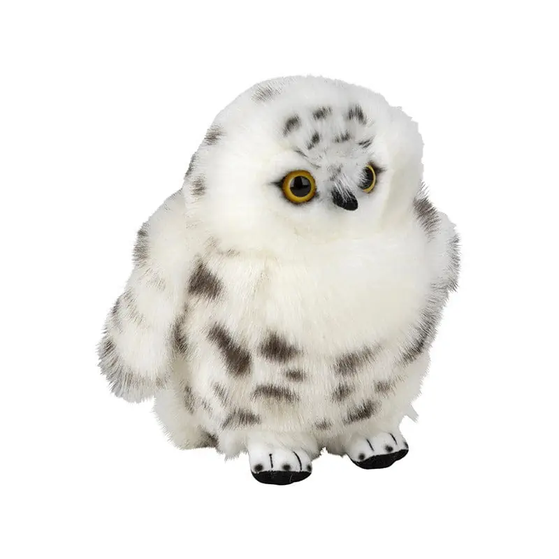 Nature Planet sneeuwuil knuffel - pluche - 18 cm - vogel Nieuw