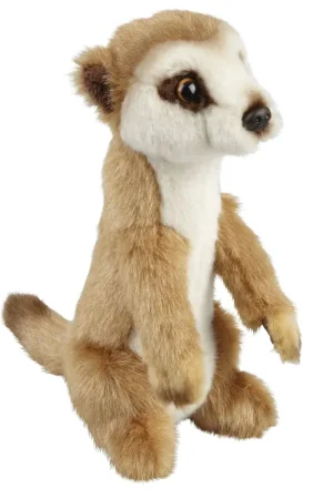 Seizoensaanbieding Ravensden stokstaartje knuffel - pluche - 18 cm - dierenknuffel