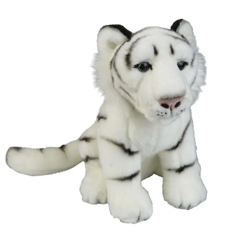 Witte tijger knuffel - pluche - 28 cm - dierenknuffel Alleen Vandaag