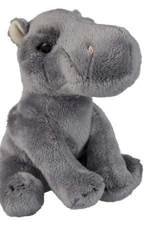 Weekendaanbieding Ravensden nijlpaard knuffel - pluche - 15 cm - wilde dieren