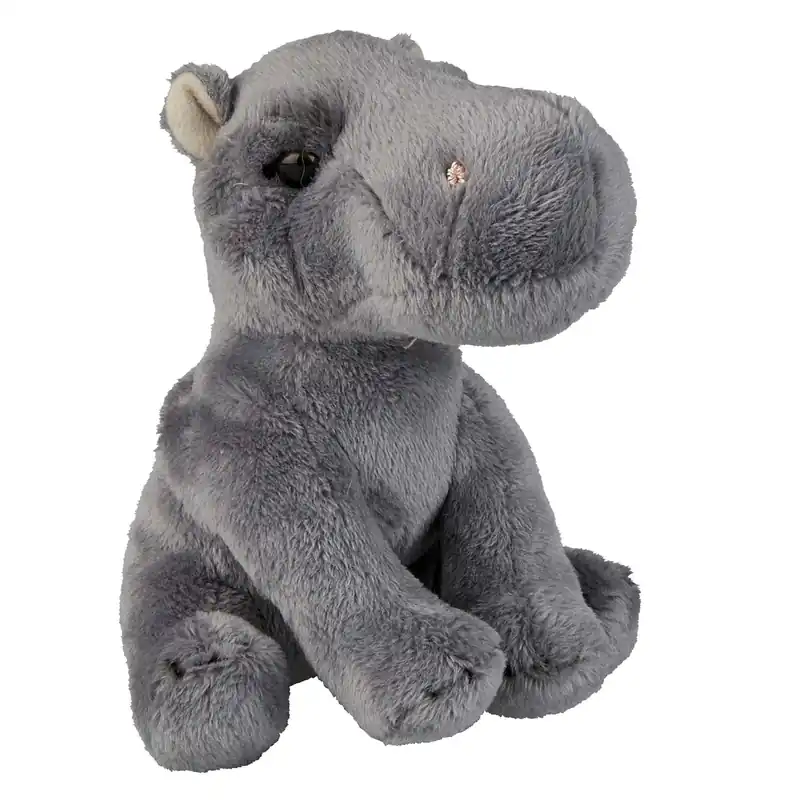 Weekendaanbieding Ravensden nijlpaard knuffel - pluche - 15 cm - wilde dieren