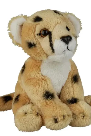 Cheetah knuffel - pluche - 15 cm - jachtluipaard - dierencadeau Lage Kosten